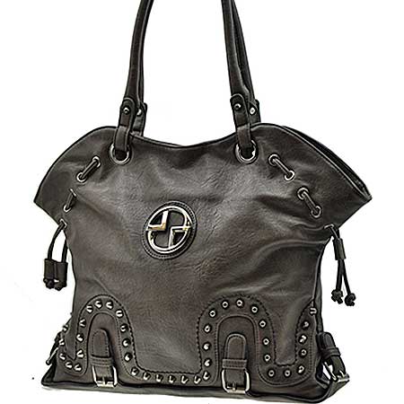 5127-BROWN - WHOLESALE DESIGNER INSPIRED HANDBAGS