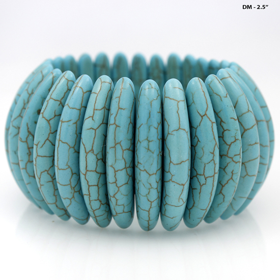 Whole Western Turquoise Stretch Bracelets 710147 Turq Genuine Stone Turq Stretch Bracelets Whole Western Turquoise