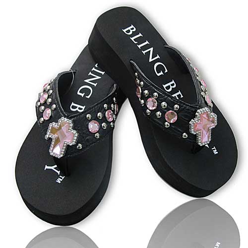 BB-461 - WHOLESALE BLING BEAUTY WESTERN RHINESTONE FLIP FLOPS