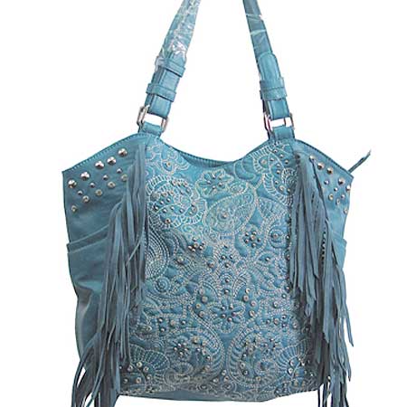 1348-TURQ - WHOLESALE DESIGNER INSPIRED HANDBAGS 1348-TURQ - WHOLESALE DESIGNER INSPIRED HANDBAGS