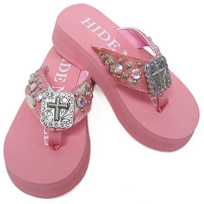 Rhinestone Flip Flops