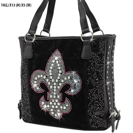 NSQ-57-FL-BK-HTPK - WHOLESALE DESIGNER INSPIRED HANDBAGS