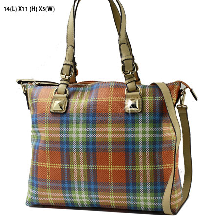CHE-004-ORANGE - WHOLESALE DESIGNER INSPIRED HANDBAGS