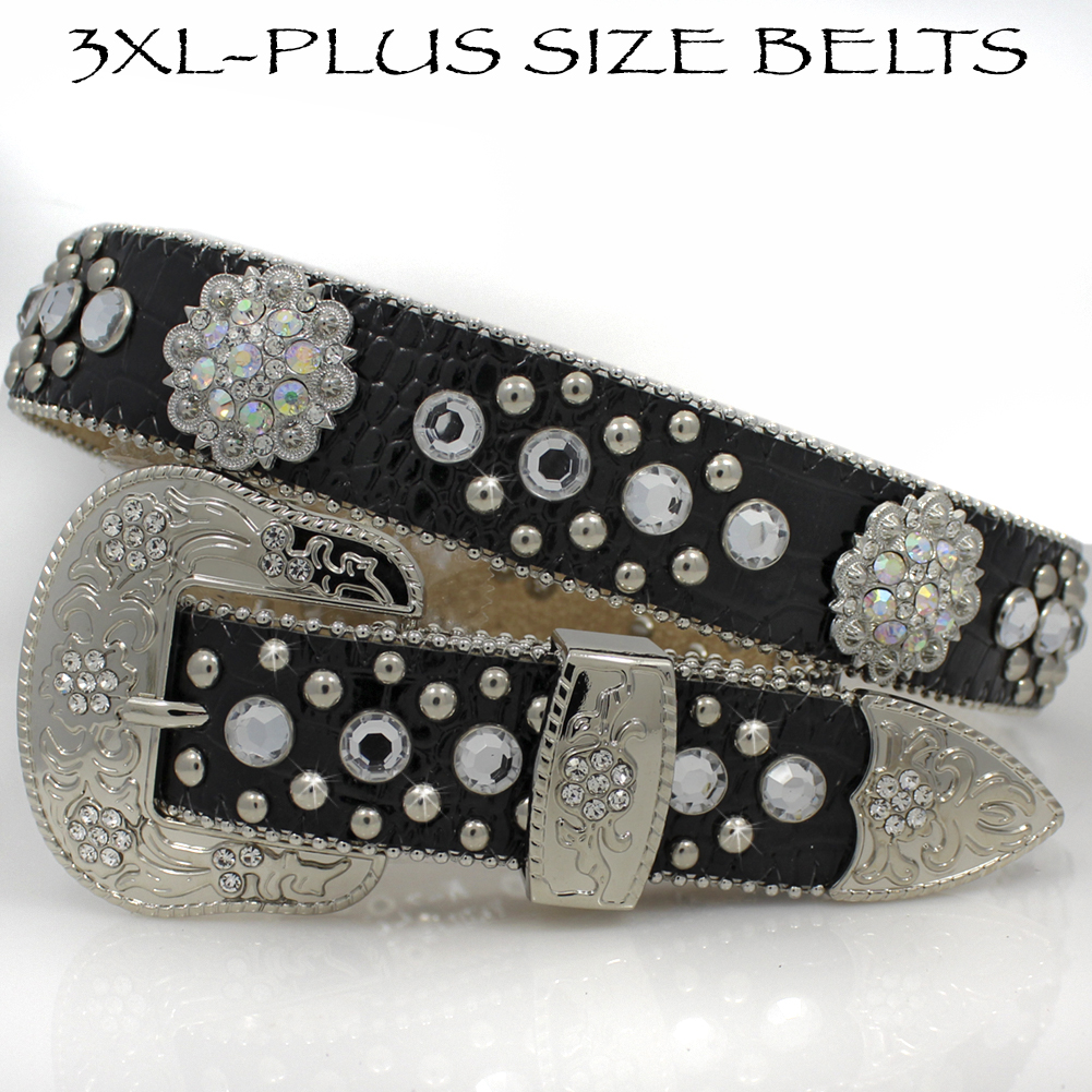 Brand New, Plus size, western, rhinestone studded, belt, 3XL, BHW