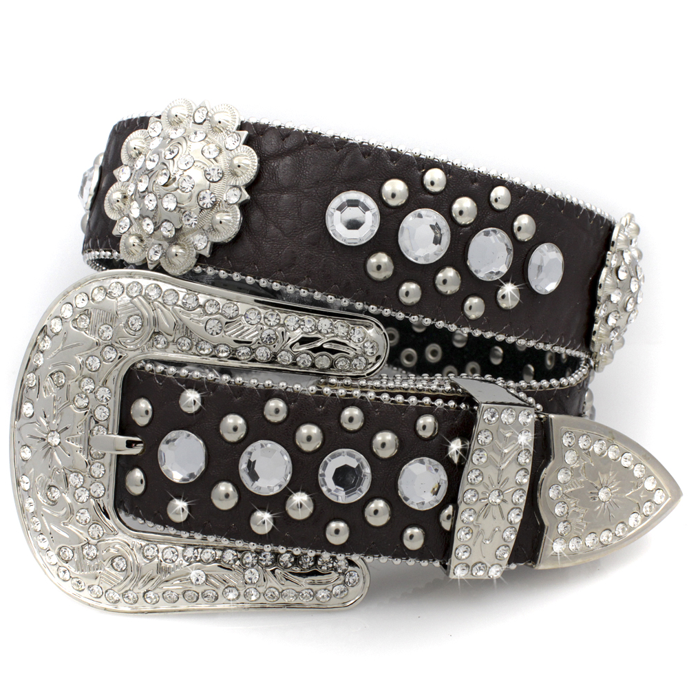 Western Rhinestone Belts