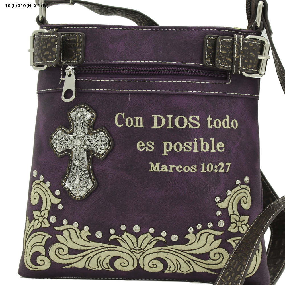 Spanish Bible Verse Purses