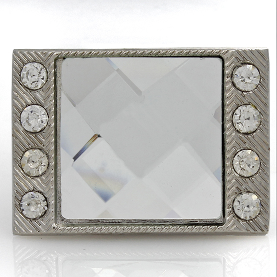 CONCHO-RECT-SQ-CLEAR-(6PCS)