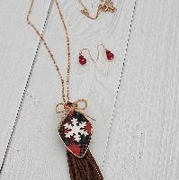 6854-RED-NECKLACE-2PC-SET