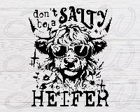 DTF-SALTY-HEIFER-BK(3PC-SET)