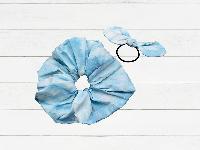 TD-SCRUNCHIES-BLUE-SET(6PCS)