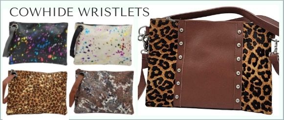 Wholesale Cowhide Wristlets